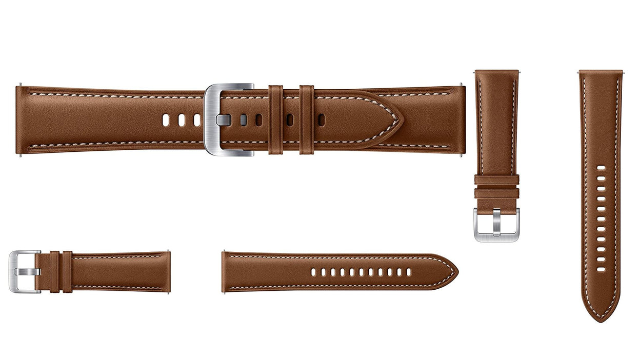 Samsung Leather Stitch Band for 22mm Watches - (ET-SLR84)