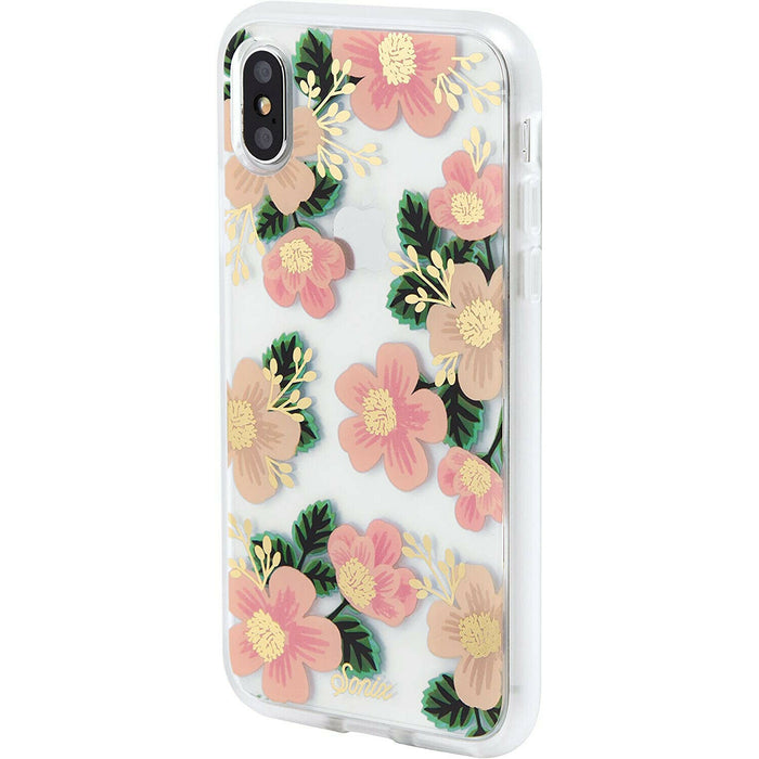 Sonix Southern Floral Case for Iphone one X/Xs Women's Protective Pink Flower Clear Series for Apple Iphone one X, Iphone one Xs