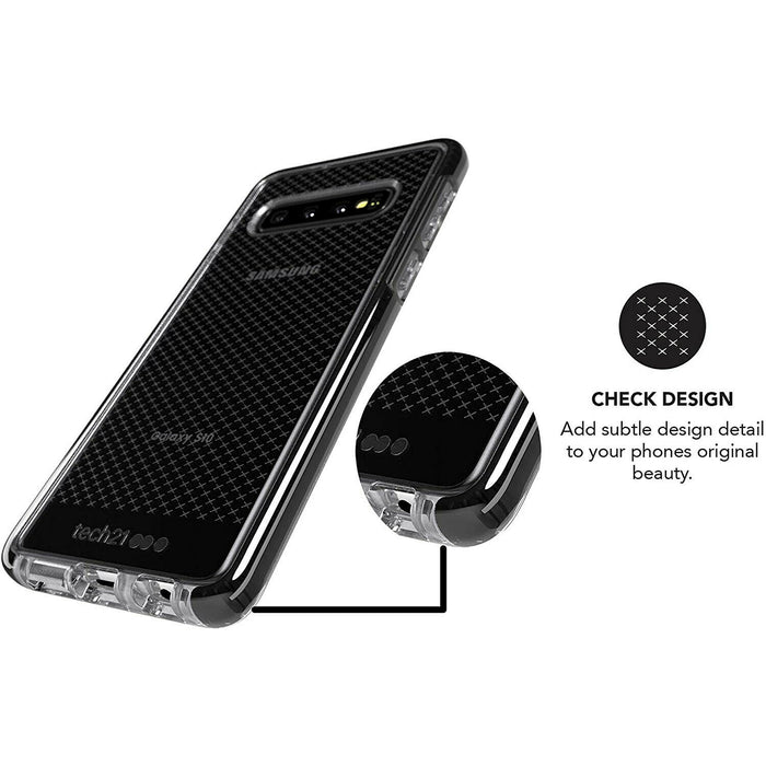tech21 Evo Check Smokey/Black Case for Samsung Galaxy S10