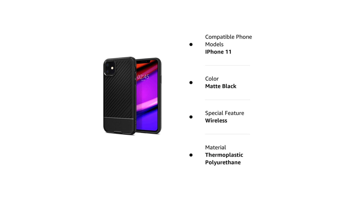 Spigen Case for Iphone one 11 Core Armor Black