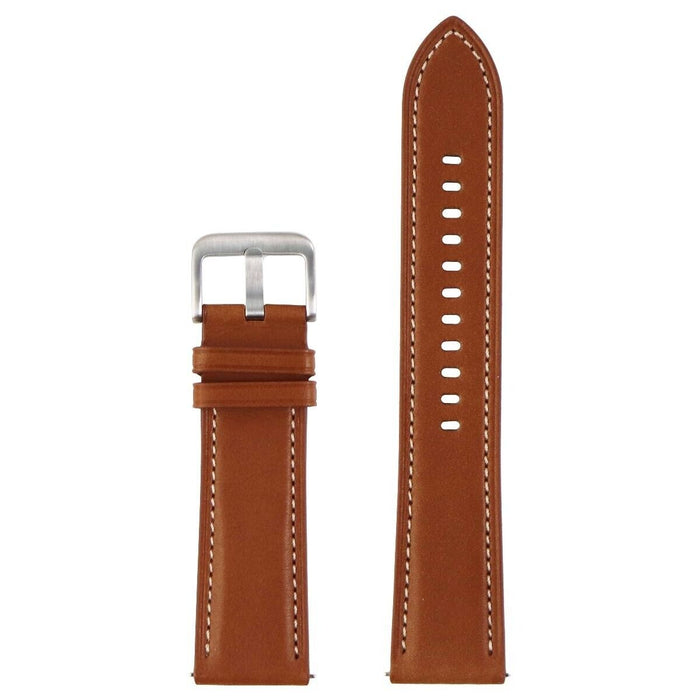 Stitch Leather Band (20MM) Brown