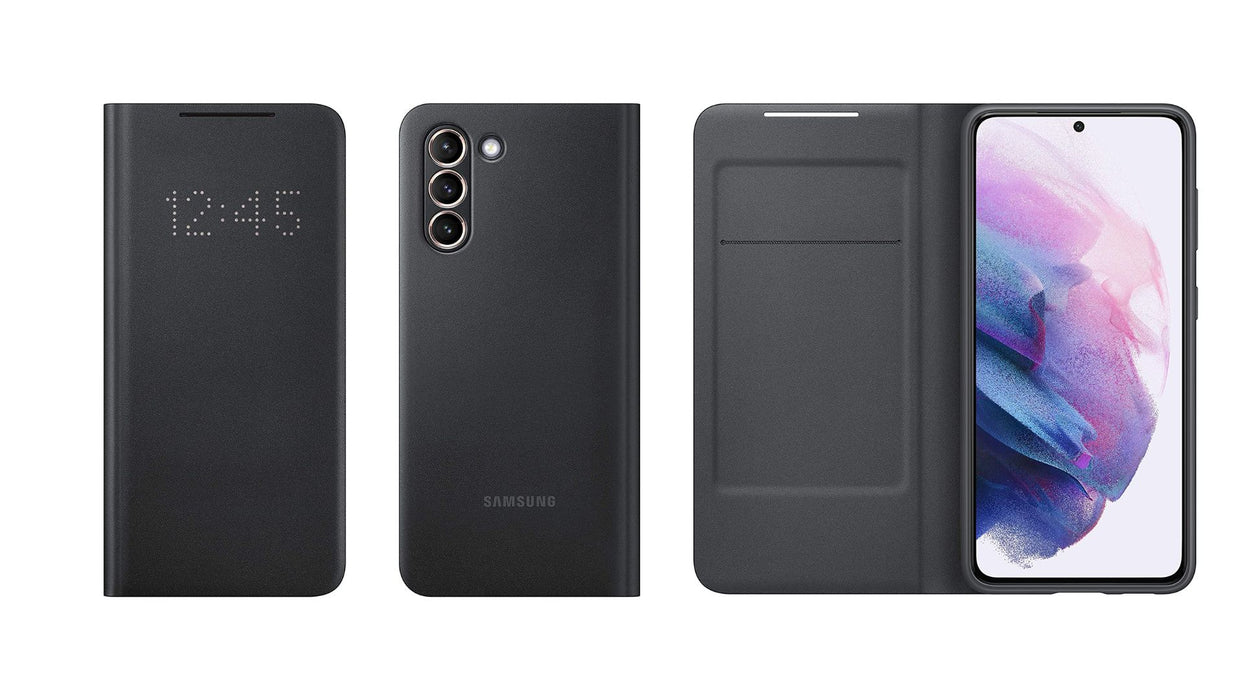 Samsung Galaxy S21 Case, EF-NG991, LED Wallet Cover