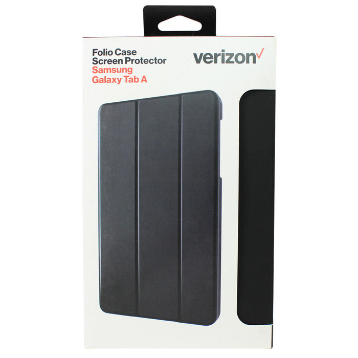 Verizon Folio Case Screen Protector Samsung Galaxy Tab A Black