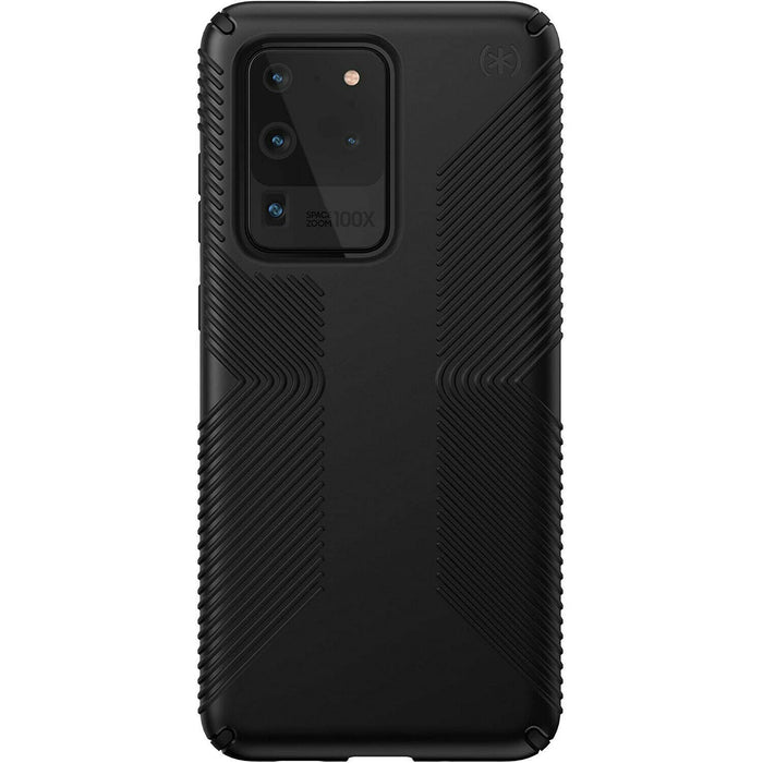Speck Products Presidio Grip Samsung Galaxy S20 Ultra Case, Black/Black