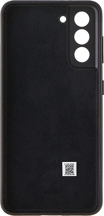 Samsung Leather Back Cover black for Galaxy S21 Ultra 5G