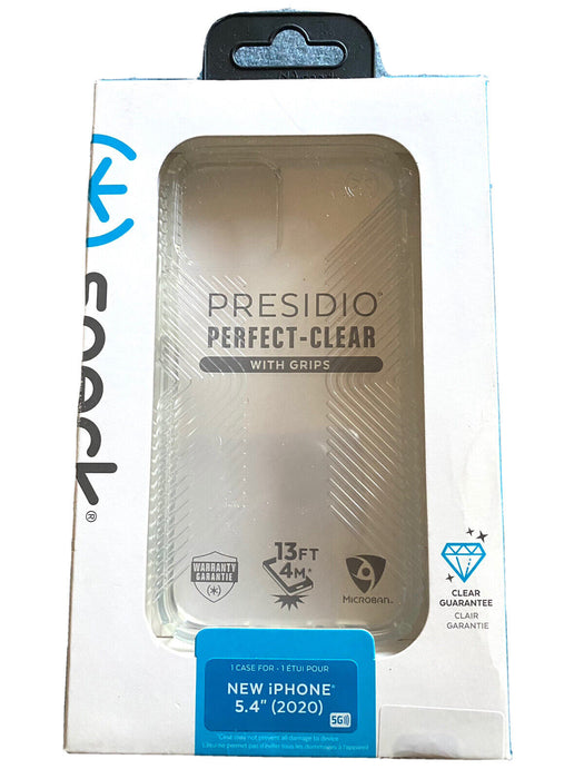 Speck Presidio Perfect-Clear with Grips New iPhone 5.4" (2020) Clear