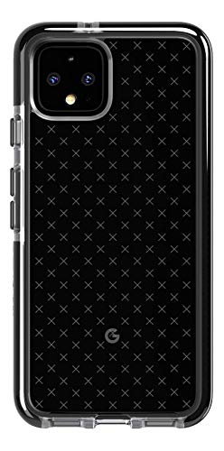 tech21 - Evo Check - for GOOGLE PIXEL 4 XL  - Mobile Phone Case with a Unique Check Pattern - Thin and Light Cellphone Case - Phone Casing for Drop Protection of 12FT or 3.6M (Smokey/Black)