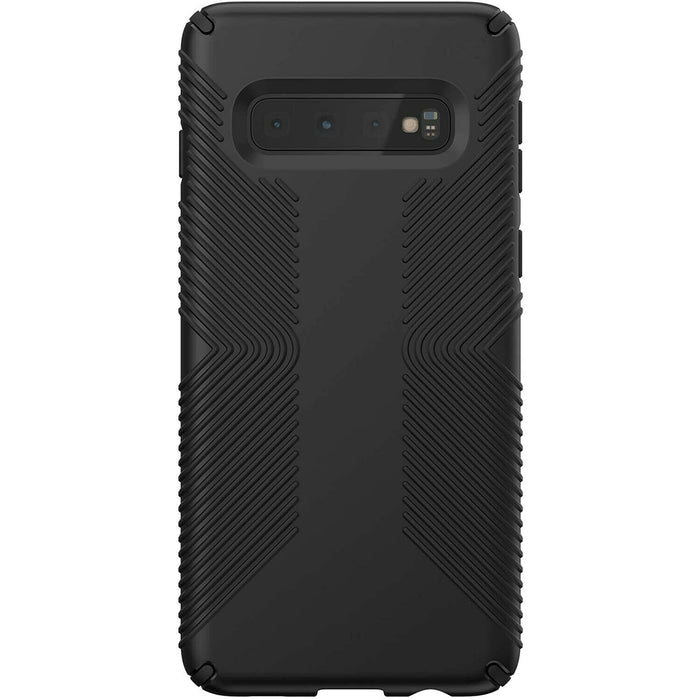 SPECK Presidio Grip Samsung Galaxy S10 Case, Black/Black