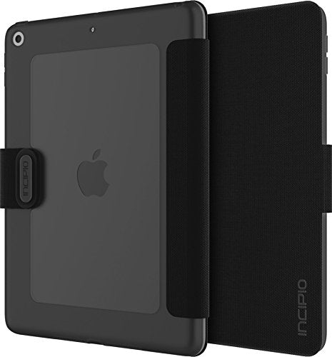 Incipio Clarion - Flip cover for tablet - Flex2O polymer - black - 9.7" - for Apple 9.7-inch iPad (5th generation)